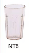 CAMBRO ACRYLIC NEWPORT TUMBLER CLEAR 5 OZ.