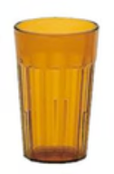 CAMBRO ACRYLIC NEWPORT TUMBLER AMBER 5 OZ.