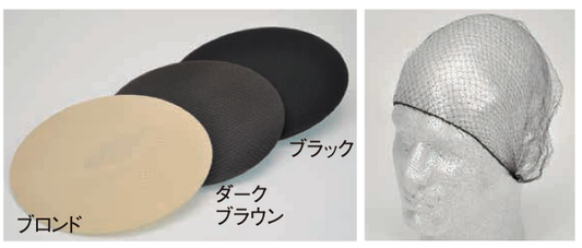 NYLON HAIR NET; DARK BROWN (100 PC)