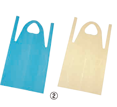 Disposable Aprons - Children's (long; white)