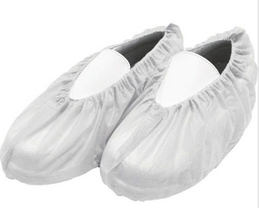 Kawanishi Non-woven Disposable Shoe Cover, 100 Sheets - White